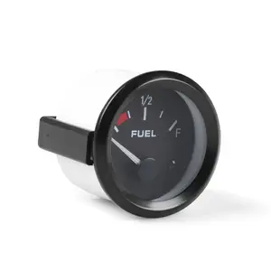 2 ''50mm mức nhiên liệu đo với nhiên liệu Float phổ màu đen thể thao xe mét Đua Xe đo