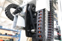 Bras robotique à servomoteur AC 3 axes SML pour machine de moulage par injection de pots de fleurs en plastique, type télescopique