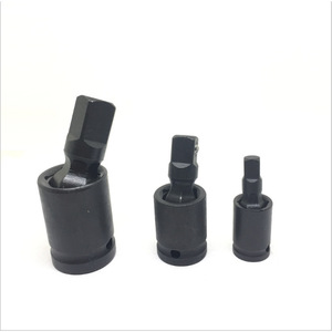 Chrome Molybdenum Steel Pneumatic Universal Joint Socket Adapter 360 Degree Rotation Large Medium Small Size For Household <b>Tools</b> - Product Image 2