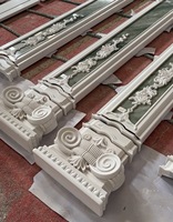 Columnas Romanas de Mármol Natural Talladas en Piedra - Diseño Moderno para Cocina, Sala de Estar, Relieves de Pared Exterior y Barandillas