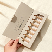 Caja de Embalaje para Suero de Un Solo Uso con Logotipo Personalizado por Estampado en Caliente |   Caja de Embalaje Individual para Botellas de Suero Facial con Vitamina C