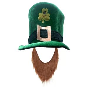 Chapeau de fête de style patchwork pour Halloween, carnaval d'été, déguisement de personnage pour la Saint-Patrick, décoration d'Halloween Pafu - Product Image 5