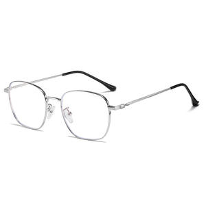 Montures de lunettes rectangulaires en métal unisexes anti-lumière bleue YC6805 F3, taille moyenne, verres plats pour étudiants et usage quotidien - Product Image 5