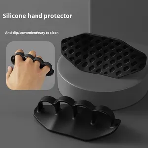 High-End Silicone <strong>Gloves</strong> For Weightlifting Training Popular Fitness Dumbbell Anti-Slip Silicone Palm <strong>Grip</strong> Strengthener - Product Image 3