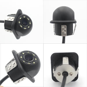Caméra de recul ccd avec 8led pour voiture, à vue arrière, Vision nocturne, moniteur de stationnement automobile, étanche, petite paille chapeau, caméra de recul - Product Image 2