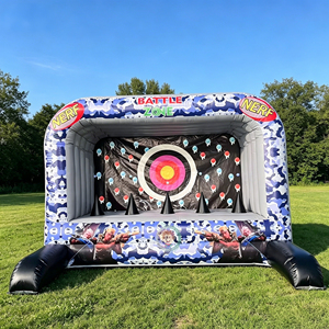 Jeu de tir sur cible NERF gonflable Test and <span class=keywords><strong>Aim</strong></span>, avec lanceur de mousse Elite et cible Air Juggler - Product Image 1