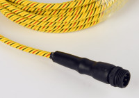 Cable Sensor de Detección de Fugas de Agua de 4 Pines y 5 Metros con Conectores, Terminal Final y Cable de Conexión