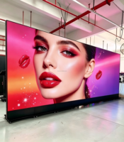 Écran d'affichage P3 extérieur étanche IP65, mobile, rechargeable, sur pied, avec SDK pour magasins de détail et métros (OEM)