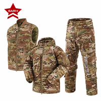 Combinaisons thermiques de camouflage SARH 3-en-1 résistantes à l'usure et à l'eau