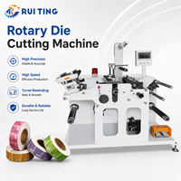 Machine de découpe rotative de précision RTMQ-520B avec commande par servomoteur pour rouleaux d'étiquettes vierges en papier, qualité améliorée, 120 m/min