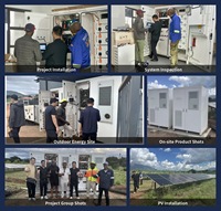 BESS Terkontainerisasi Berpendingin Cair Hibrida 250kW 1000kWh yang Disesuaikan untuk Proyek Penyimpanan Baterai Industri