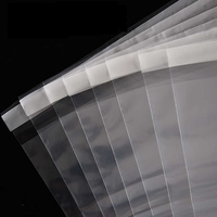 Sacs de rangement en plastique PE transparents personnalisés, auto-adhésifs et auto-scellants pour vêtements, film épaissi
