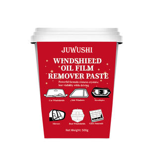 Pâte nettoyante pour vitres de voiture, élimine les films gras, les résidus d'insectes, les sève d'arbres des pare-brise, effet hydrofuge pour la sécurité, 500g - Product Image 1