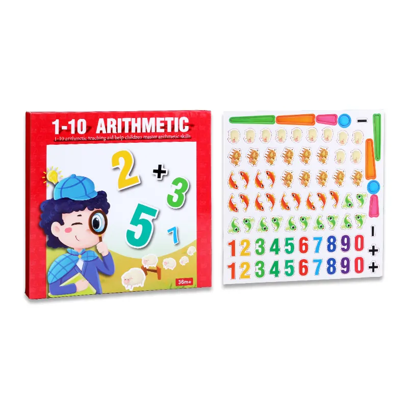 CE 2022 New 4 in 1 Math AIDS Magnetic Folding Arithmetic Book Educational Montessori Toys For Baby Kids Other Sensory Toy