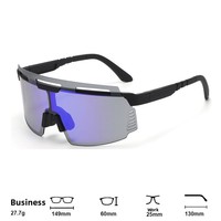 Nouvelles Lunettes de Soleil 2026 Haut de Gamme à Miroir Incurvé Effet Irisé pour Hommes et Femmes, Idéales pour la Randonnée et le Cyclisme en Extérieur, Anti-Vent