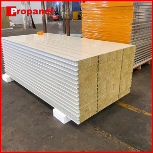Chambre froide et <span class=keywords><strong>atelier</strong></span> en panneaux sandwich acoustiques en laine <span class=keywords><strong>de</strong></span> roche, insonorisants, ignifuges et isolants thermiquement, écologiques, homologués FM, vente en gros usine - Product Image 1