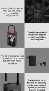 XIAO <span class=keywords><strong>MI</strong></span> <span class=keywords><strong>Compresor</strong></span> <span class=keywords><strong>de</strong></span> <span class=keywords><strong>aire</strong></span> eléctrico portátil 2 Coche Bicicleta Equipo deportivo Bomba <span class=keywords><strong>de</strong></span> <span class=keywords><strong>aire</strong></span> inalámbrica - Product Image 6