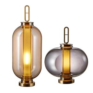 Lámpara de Mesa de Vidrio de Diseño de una Sola Cabeza en Estilo Chino y Japonés para Salón de Té, Cafetería, Dormitorio, Comedor o Barra - Product Image 4