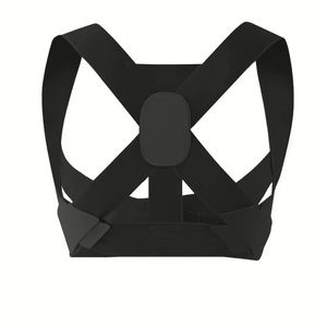 Ceinture Correctrice de Posture en Cuir pour le Dos et les Épaules, Ajustable, Respirante, Portable, Soulagement de la Douleur, Correction de la Cyphose - Product Image 6