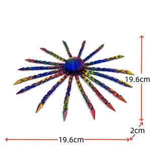 Décoration de bureau pieuvre au design amusant 2026, statue de pieuvre colorée pour fêtes et festivals - Product Image 2
