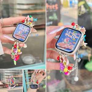 Nuevo diseño de moda para chicas playa estrella de mar y campana <span class=keywords><strong>Katy</strong></span> pulsera correa para Apple Watch 10 42mm 46mm (WB1061T) - Product Image 4