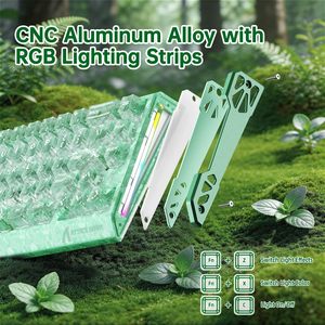 Teclado Mecánico ATTACK SHARK R68HE con Activación Rápida, 66 Teclas, Aluminio CNC, para CS2 y <span class=keywords><strong>Valorant</strong></span> - Product Image 4