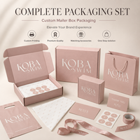 Bedruckte Bekleidungs-Versandkartons aus Wellpappe, Recycelbare Rosa Express-Versandtaschen, Abonnement-Geschenkboxen für Kleinunternehmen