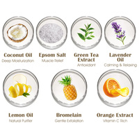 Comprimés effervescents purifiants et rafraîchissants pour les pieds au citron, pour pieds fatigués, adoucissant la peau et reconstituant l'hydratation