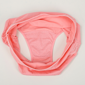 UOKIN klasik tasarım düz renk desen yağ kadın külot iç çamaşırı sıcak tarzı ile 95% pamuklu külot dantel - Product Image 3