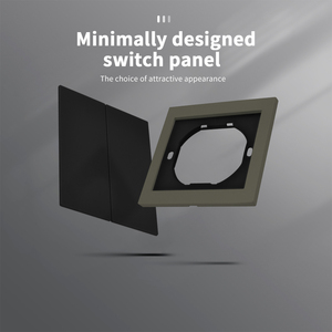 Interruptores y Enchufes de Pared WESA Ultrafinos con Botón Pulsador EU 1/2/3 Vías, Enchufe de Alimentación de 1 Vía, Combinación Libre, Diseño Moderno de Lujo - Product Image 2