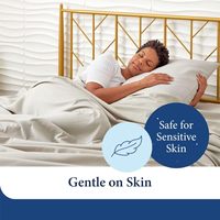 Ensemble de draps en mélange de polyester et de bambou de haute qualité Offre Spéciale ensemble de literie rafraîchissant et respirant de 4 pièces draps doux et soyeux
