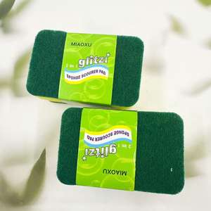 Esponja para lavar platos, artículos de cocina, limpieza del hogar, estropajo, paño de cocina, estropajo para platos, estropajo para ollas, bloque de esponja - Product Image 2