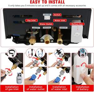 Chauffe-eau instantané au <span class=keywords><strong>gaz</strong></span> <span class=keywords><strong>GPL</strong></span> portable <span class=keywords><strong>pour</strong></span> <span class=keywords><strong>camping</strong></span>, 6L-20L, <span class=keywords><strong>pour</strong></span> douches extérieures, chauffe-eau sans réservoir <span class=keywords><strong>pour</strong></span> <span class=keywords><strong>camping</strong></span>-<span class=keywords><strong>car</strong></span> - Product Image 3