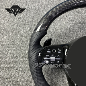 Volante de fibra de carbono deportivo para Mercedes <span class=keywords><strong>AMG</strong></span> <span class=keywords><strong>GT</strong></span> 63 s W205 W166 W177 W204 W217 W222 C63 E63 S63 G63 incluyendo CLS - Product Image 2