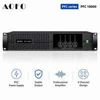 Amplificateur de puissance de classe D 2U 4 canaux 1300W, amplificateur audio professionnel, amplificateur numérique pour enceintes de scène, caissons de basses, système de sonorisation PA