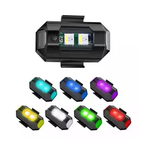 7 Colors Car Warning Light USB Charging Mini Night Flying Drone Strobe Light Indicator Motorcycle LED Strobe Lights