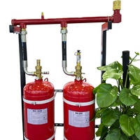 Système d'extinction d'incendie certifié UL/FM avec agent nettoyant HFC-227ea