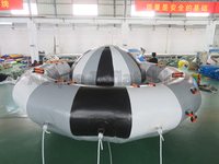Amusement d'été Remorquage par l'eau OVNI Spinning Donut Gyro Towable Gonflable Disco Boat