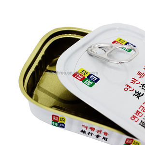 Latas para envasar sardinas, latas rectangulares vacías <span class=keywords><strong>de</strong></span> <span class=keywords><strong>sardina</strong></span>, embalaje para anchoa, pescado, mariscos, carne <span class=keywords><strong>de</strong></span> cangrejo - Product Image 4