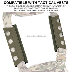 สายรัดแบบ Ferro Style พร้อมแผ่นรองไหล่แบบยุทธวิธีสำหรับเสื้อเกราะกันกระสุน 2 ชิ้น - Product Image 6