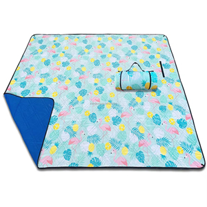 Colchoneta de <span class=keywords><strong>Picnic</strong></span> Plegable Flamingo Travel Baby Beach Play Mat Venta al por mayor Camping Mantas de <span class=keywords><strong>Picnic</strong></span> Impermeables - Product Image 2