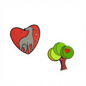 Custom Design Gold-Plated Zinc Alloy Casting Enamel Pins & Badges for New Year Parties Holiday Decoration - Product Image 3