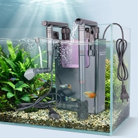 Filtre d'aquarium rectangulaire à suspendre X-450 5W, purificateur externe pour aquarium, débit de gaz 450L/H, écologique, ultra silencieux