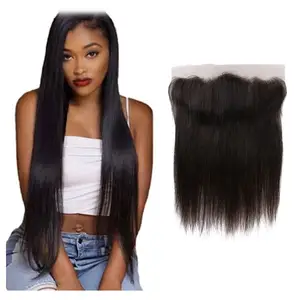 FH custom 16x4 water wave straight hd lace frontal human hair with closure virgin brazilian hair bundles with closure