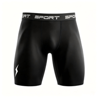 Pantalones Cortos de Compresión de Alta Elasticidad y Secado Rápido para Hombre, Transpirables y Elásticos, para Entrenamiento de Baloncesto y Running