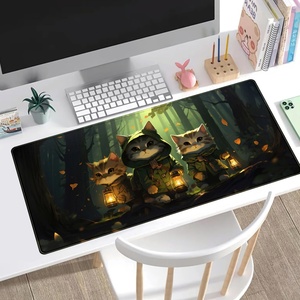 Alfombrilla de Ratón de Goma Impermeable de Anime Japonés Personalizable en Todos los Tamaños, Alfombrilla de Ratón para Juegos de Computadora, Borde Reforzado, Alfombrilla para Teclado - Product Image 5