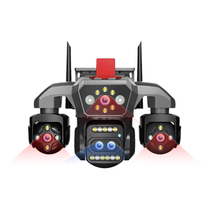 Cámara <span class=keywords><strong>IP</strong></span> PTZ 4G/Wifi OEM Personalizable de 8MP POE con IA, Detección Humana, Visión Nocturna en Color, Cámara de Seguridad Inalámbrica CCTV para Oficina - Product Image 1