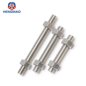 Hengmao Supply Tiges filetées métriques en acier inoxydable M10, finition en acier inoxydable 304, lisses, DIN975, 100 mm, 150 mm, boulons - Product Image 2