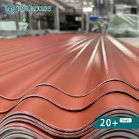 Revêtement de toit étanche ASA Feuille en plastique UPVC Tuiles ondulées Bouclier de glace et d'eau résistant à la chaleur Feuilles de toiture