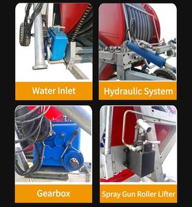Machine d'irrigation <span class=keywords><strong>automatique</strong></span> par aspersion de 300 m alimentée par une <span class=keywords><strong>turbine</strong></span> hydraulique pour l'<span class=keywords><strong>arrosage</strong></span> efficace des champs agricoles - Product Image 2